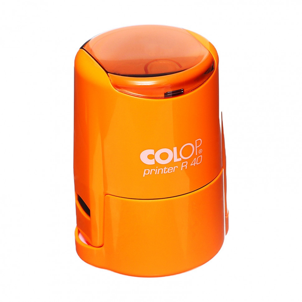 Colop Printer R40 оснастка для печатей, диам. 41.5 мм, цвет ОРАНЖЕВЫЙ фото 1 &mdash; Печати-тут.рф