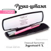 HERI V3340 - ручка со штампом и стилусом для смартфона, розовый корпус фото 1 &mdash; Печати-тут.рф