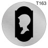 Табличка для мужского туалета Т163 фото 1 &mdash; Печати-тут.рф