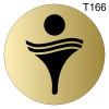 Табличка для мужского туалета Т166 фото 2 &mdash; Печати-тут.рф