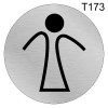Табличка для женского туалета Т173 фото 1 &mdash; Печати-тут.рф