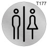 Табличка для общего туалета Т177 фото 1 &mdash; Печати-тут.рф