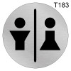 Табличка для общего туалета Т183 фото 1 &mdash; Печати-тут.рф