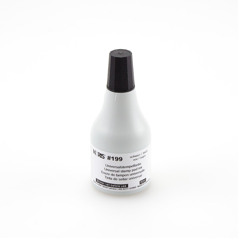 Штемпельная краска Noris 199B (50 ml) краска для полиэтилена, коричневая фото 1 &mdash; Печати-тут.рф