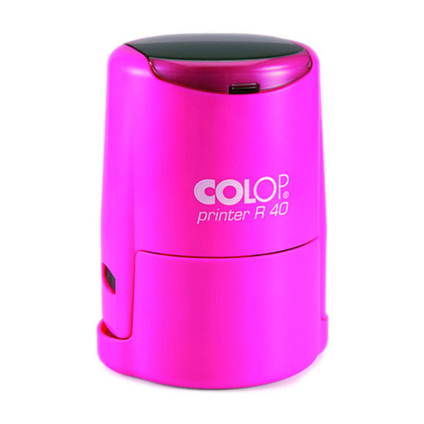 Colop Printer R40 оснастка для печатей, диам. 41.5 мм, цвет РОЗОВЫЙ неон фото 1 &mdash; Печати-тут.рф
