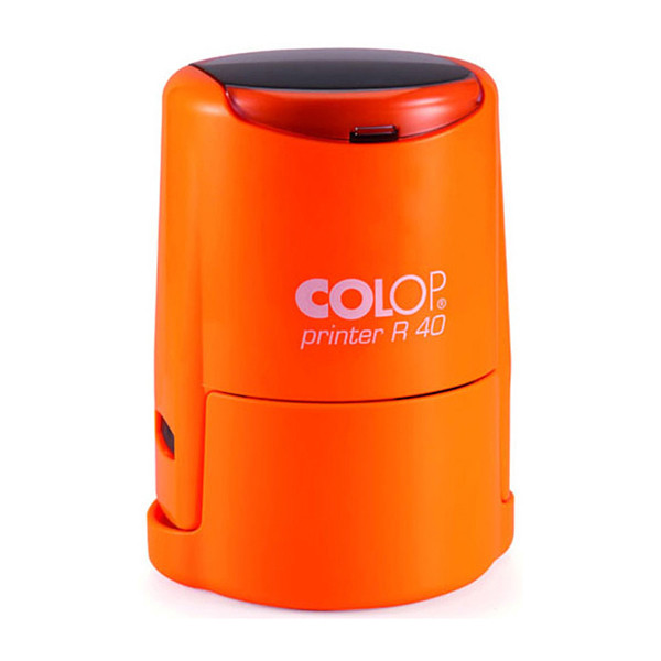 Colop Printer R40 оснастка для печатей, диам. 41.5 мм, цвет ОРАНЖЕВЫЙ неон фото 1 &mdash; Печати-тут.рф