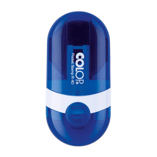 Colop Pocket Stamp R 40 карманная оснастка диам. 40 мм, цвет ИНДИГО фото 1 &mdash; Печати-тут.рф